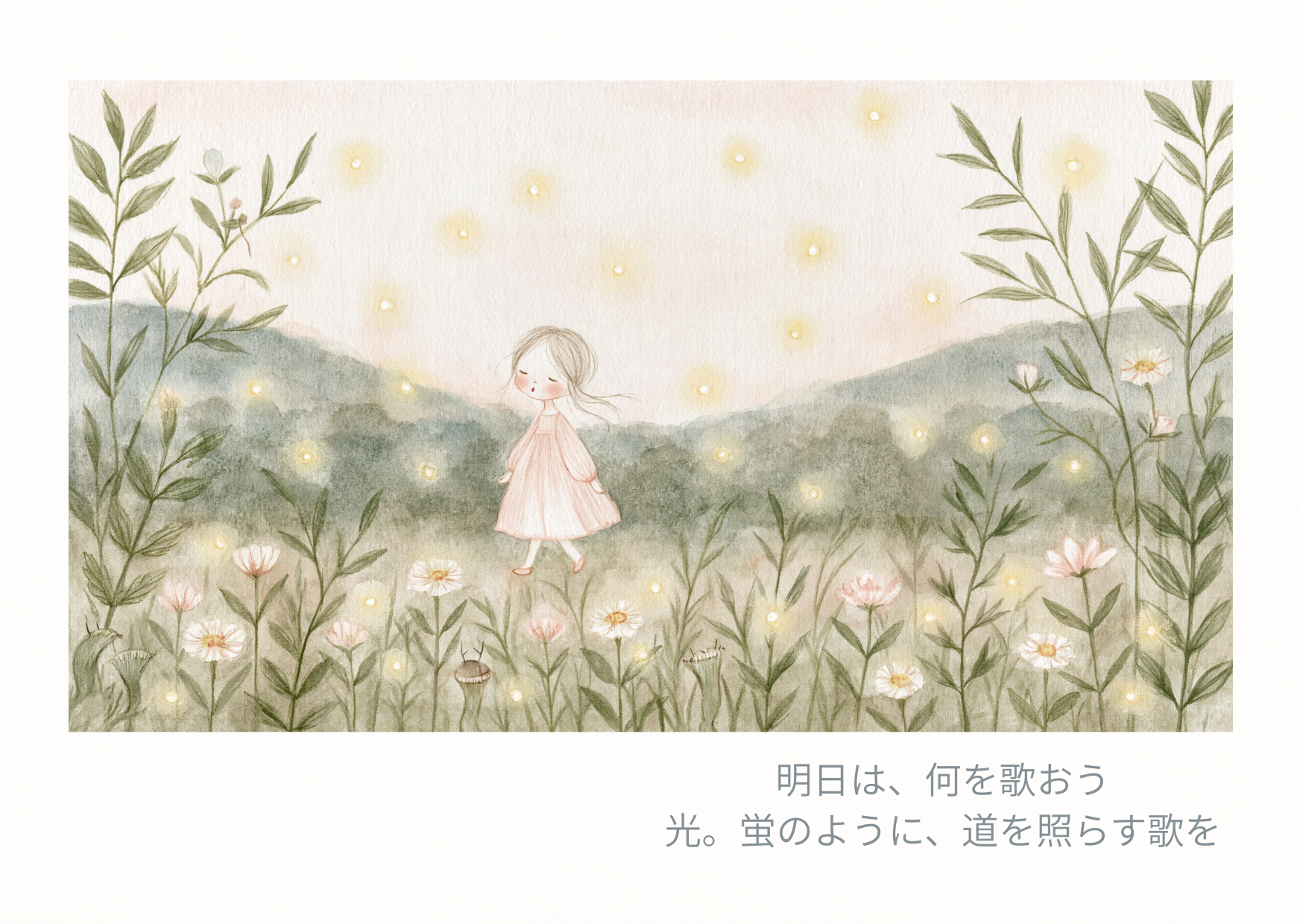 明日は何を歌おう ポストカード 19